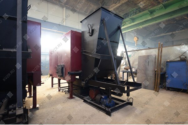 Котел КВм 0.8 МВт с ТШПМ-1.45