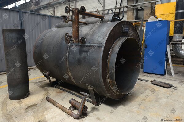 Парогенератор на отработке 300 кг в час изготовление